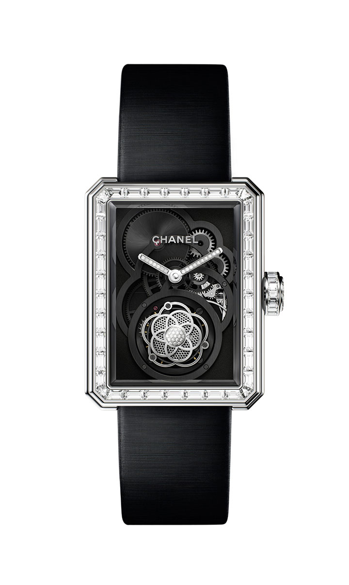 Première鏤空飛行陀飛輪腕錶