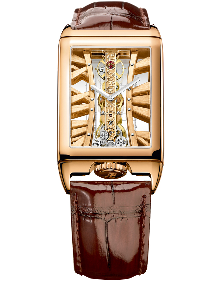 金橋Rectangle手上鍊腕錶