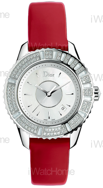 DIOR Christal紅漆亮小牛皮款