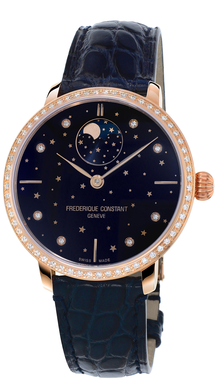 超薄月相星空自製機芯腕錶