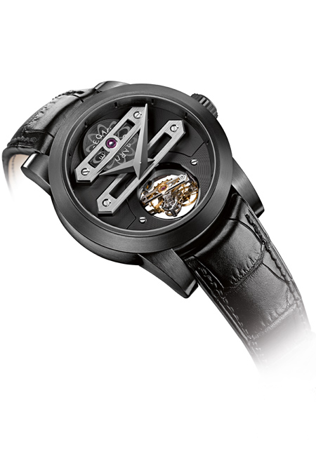DLC Titanium Bi-Axial Tourbillon