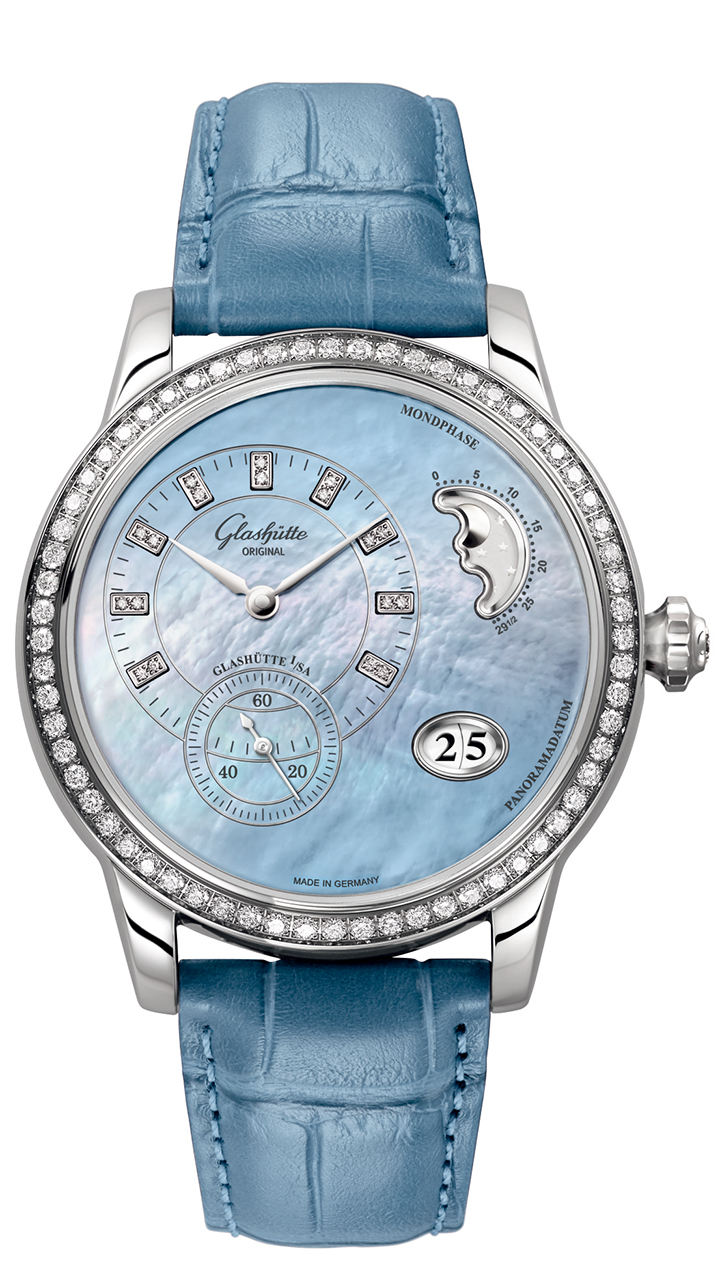 Pano偏心月相女士腕錶