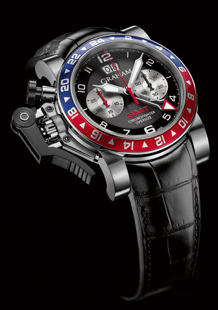 Chronofighter Oversize GMT Blue and Red
