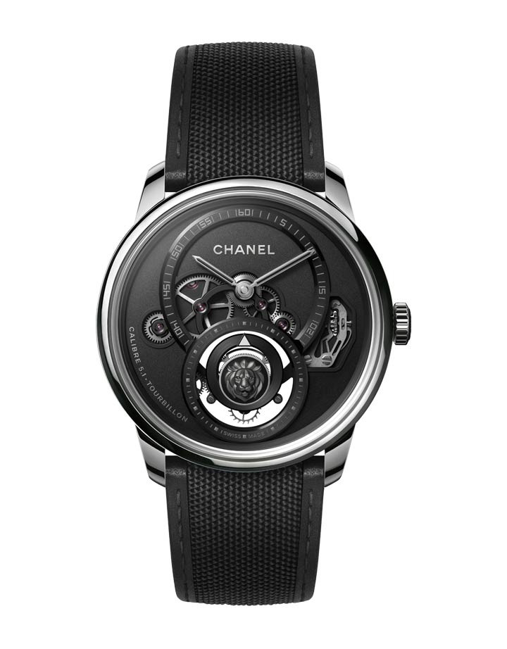 Monsieur獅子陀飛輪腕錶鉑金款