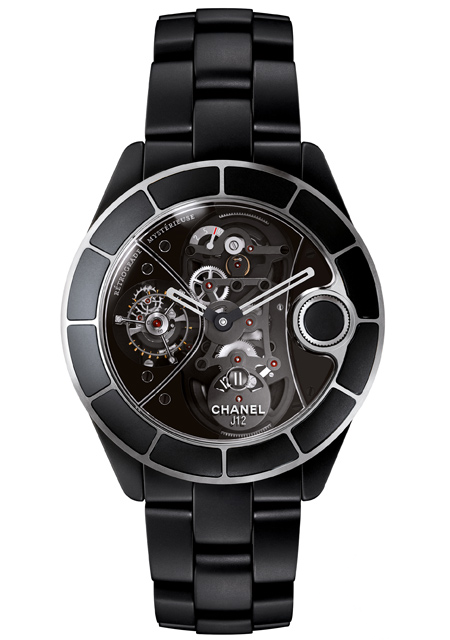 J12 Retrograde Mysterieuse Matt Black