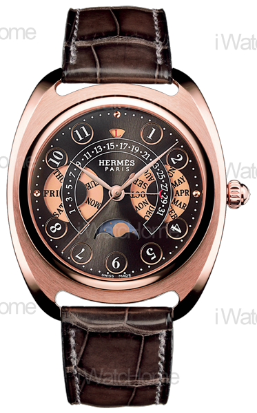 HERMES Dressage月相萬年曆錶