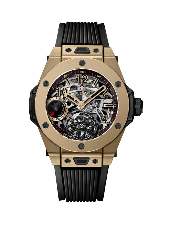 Big Bang Full Magic Gold鏤空陀飛輪腕錶