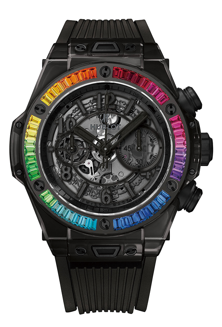 Big Bang Unico All Black Sapphire Rainbow
