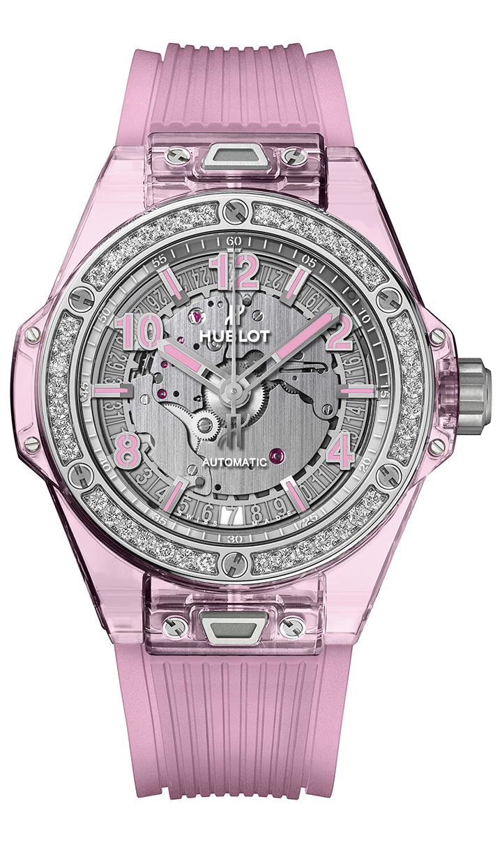 Big Bang One Click 粉紅藍寶石鑲鑽