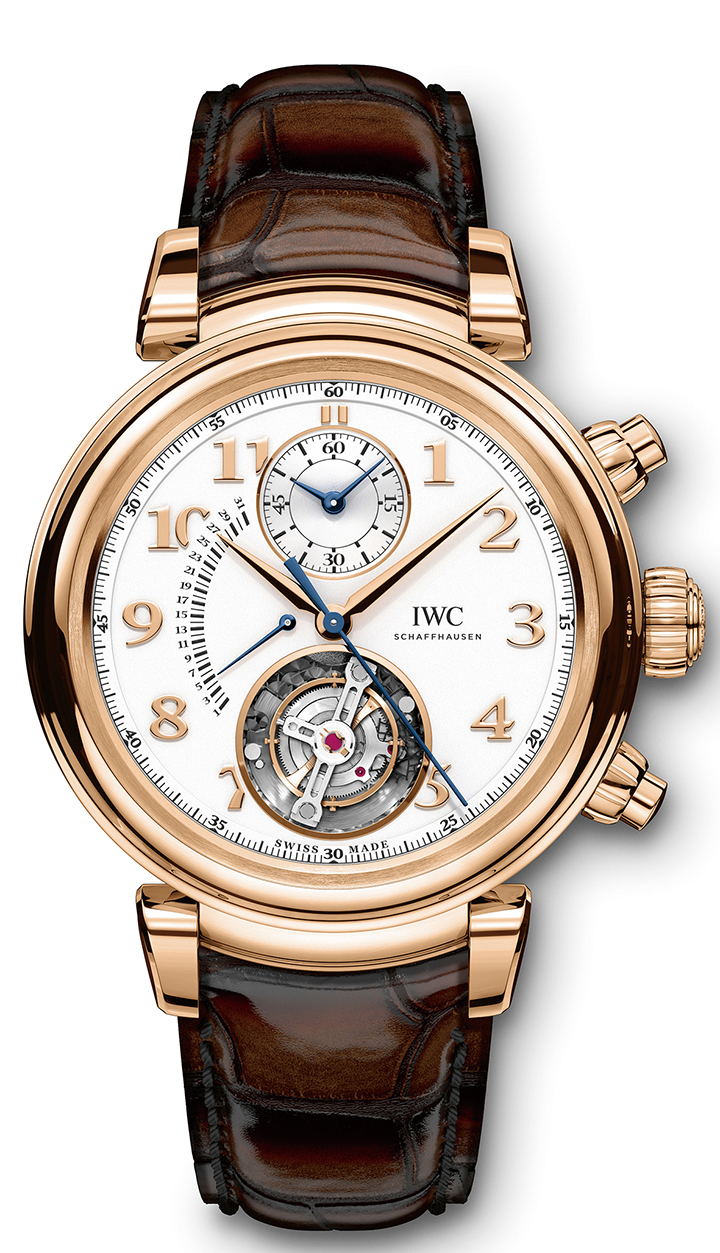 達文西陀飛輪逆跳計時腕錶