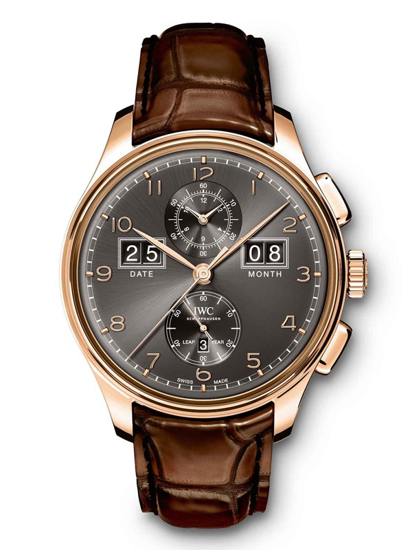 葡萄牙系列萬年曆數字日期-月份腕錶「75週年」版