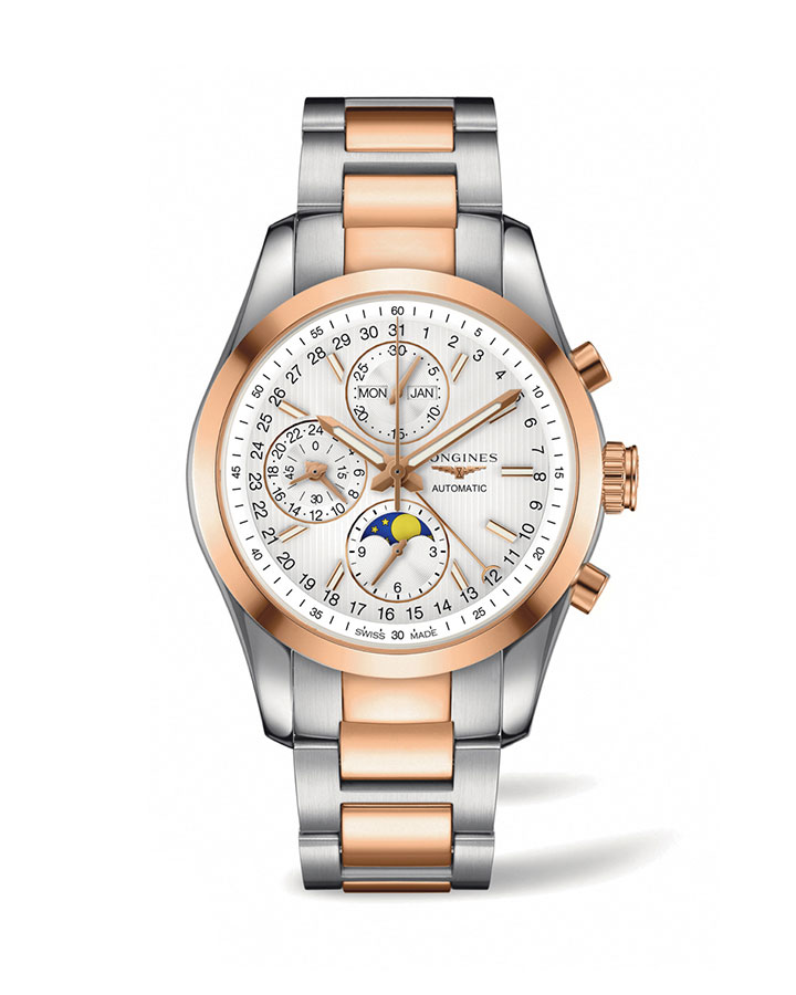 Conquest Classic 征服者經典月相計時碼錶