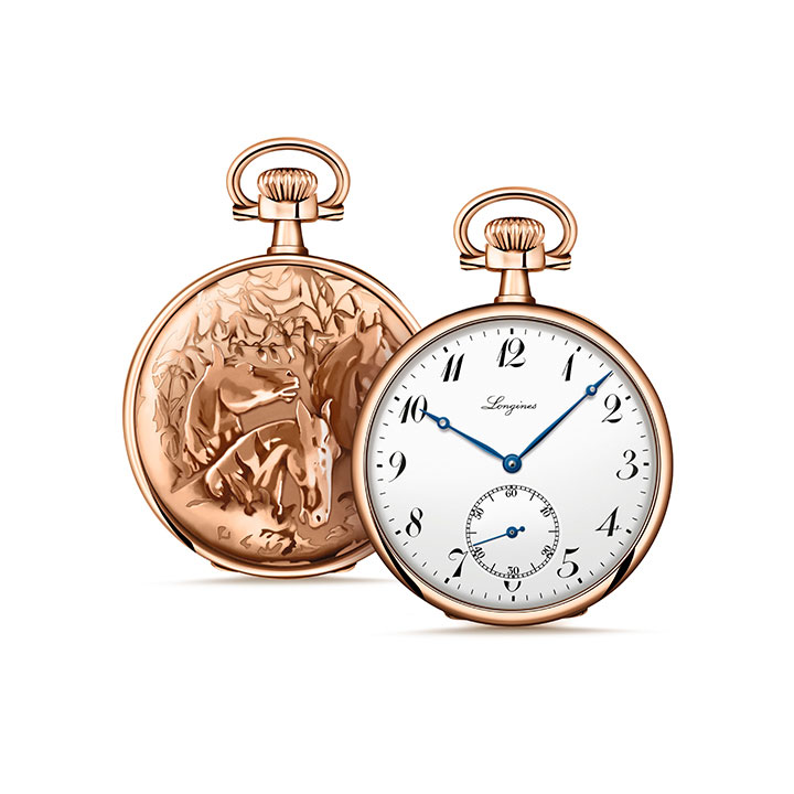 Flagship Heritage經典復刻Horese Trio 1911馬術懷錶