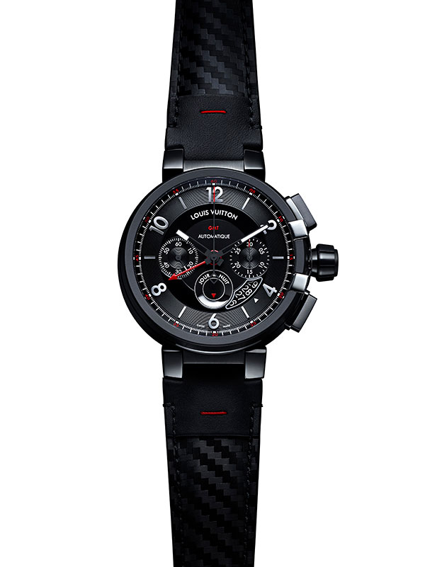 Tambour Evolution Chronographe Gmt In Black