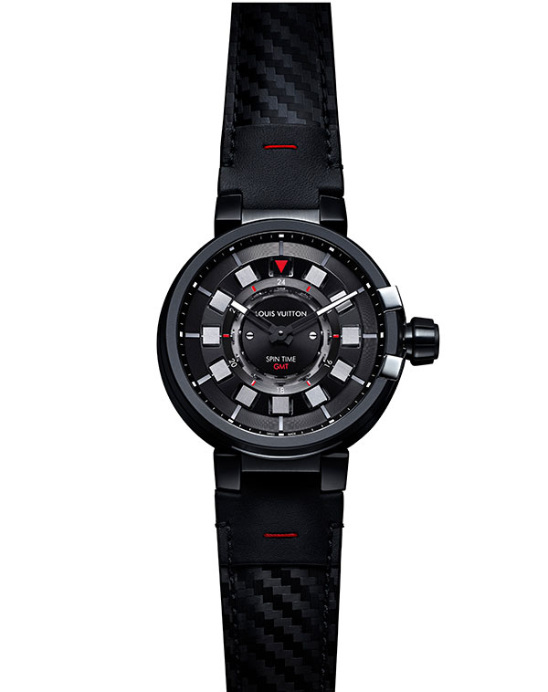 Tambour Evolution Spin Time Gmt In Black