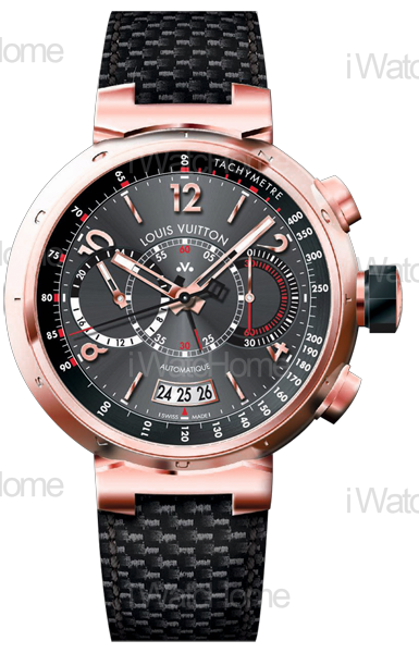 Tambour Voyagez 自動計時玫瑰金錶