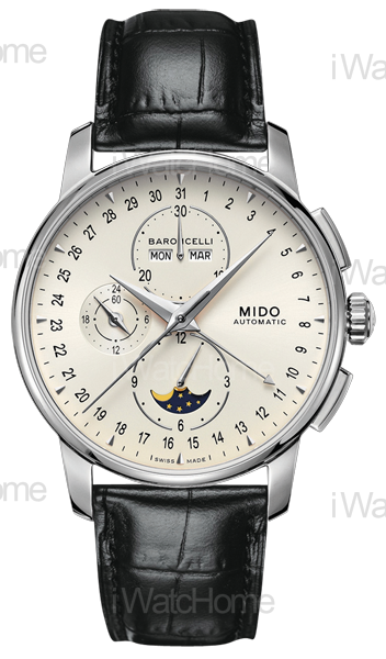 MIDO 小提琴系列 月相計時碼錶