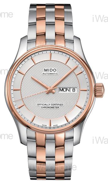 MIDO 克萊斯勒系列雋永玫瑰金男仕腕錶