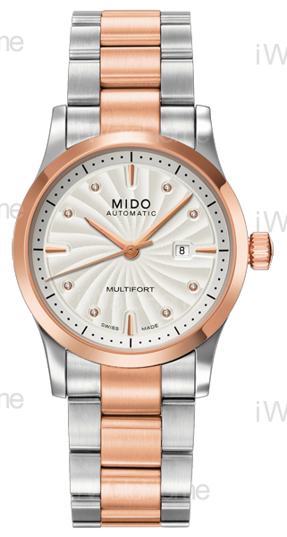 MIDO 先鋒系列雙色女仕鑽錶