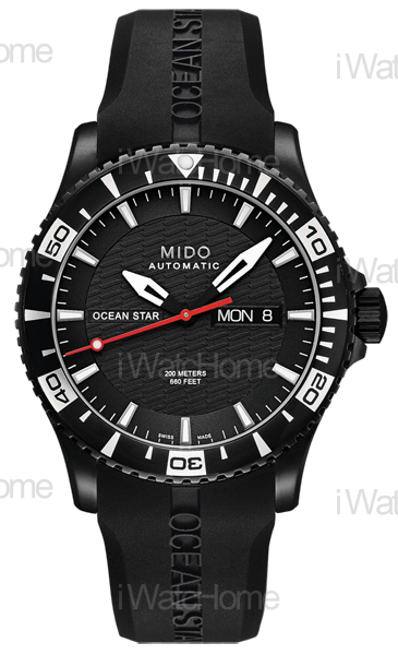 MIDO 海洋之星系列黑色PVD潛水腕錶