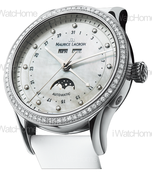 Les Classiques 典雅系列月相自動鑽錶