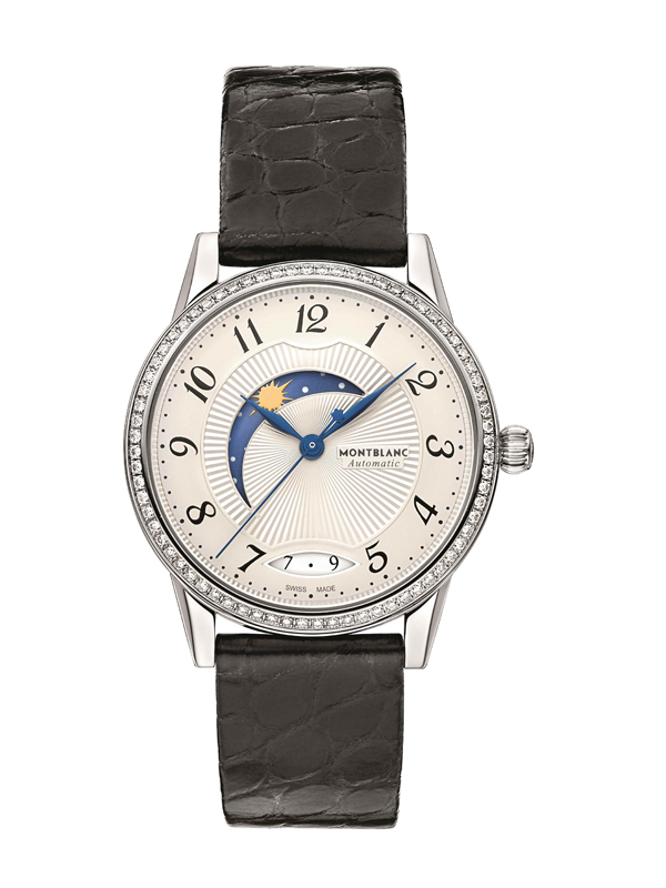 Bohème寶曦系列日夜顯示玫瑰金鑲鑽女仕腕錶