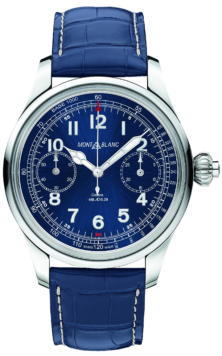 1858系列測速計時碼錶藍色限量版