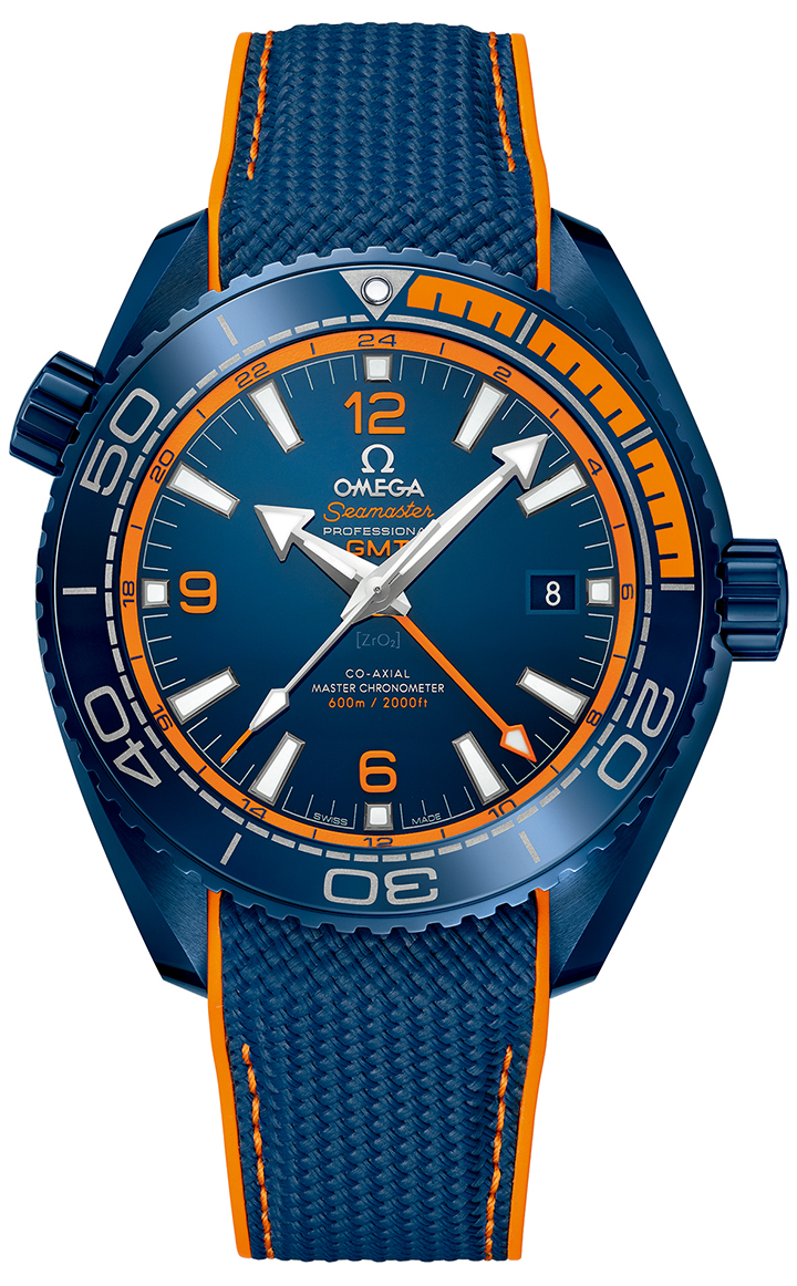 海馬系列 Seamaster Planet Ocean 600M大師天文台Big Blue GMT腕錶