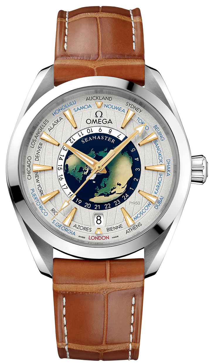 海馬系列 Seamaster Aqua Terra大師天文台世界時區限量腕錶