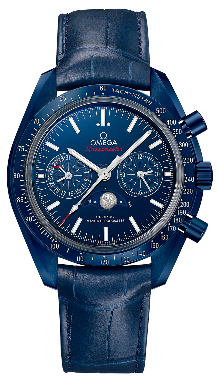 超霸「月之藍面」 大師天文台陶瓷月相錶