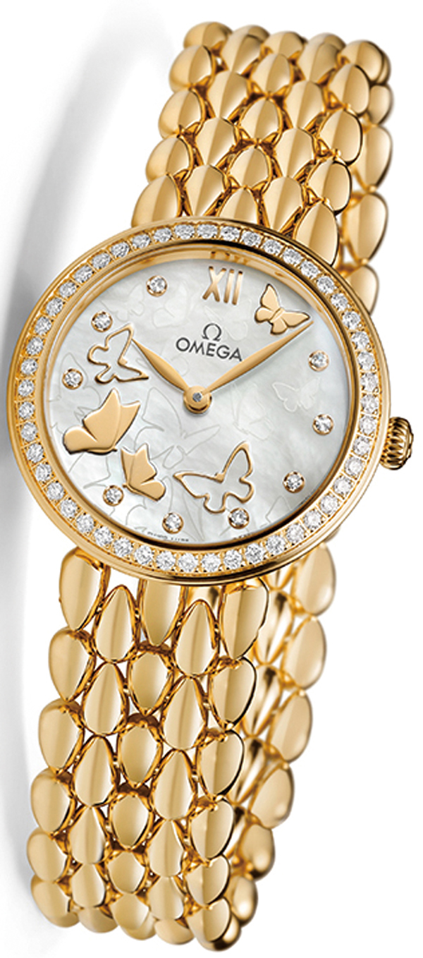 De Ville碟飛系列典雅同軸32.7毫米 Dewdrop腕錶