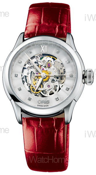 ORIS Artelier藝術家鏤空仕女鑽錶