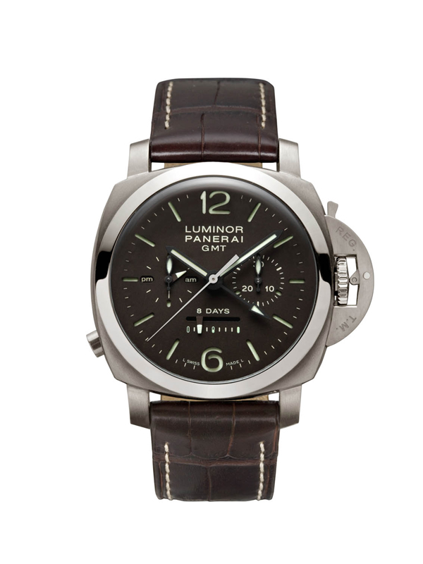 Luminor 1950 Chrono Monopulsante 8 Days GMT Titanio 44mm