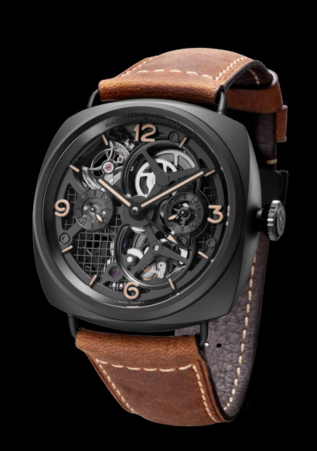 Lo Scienziato Radiomir Tourbillon GMT Ceramica