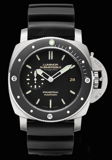 Luminor Submersible 1950 Amagnetic 3 Days Automatic Titanio