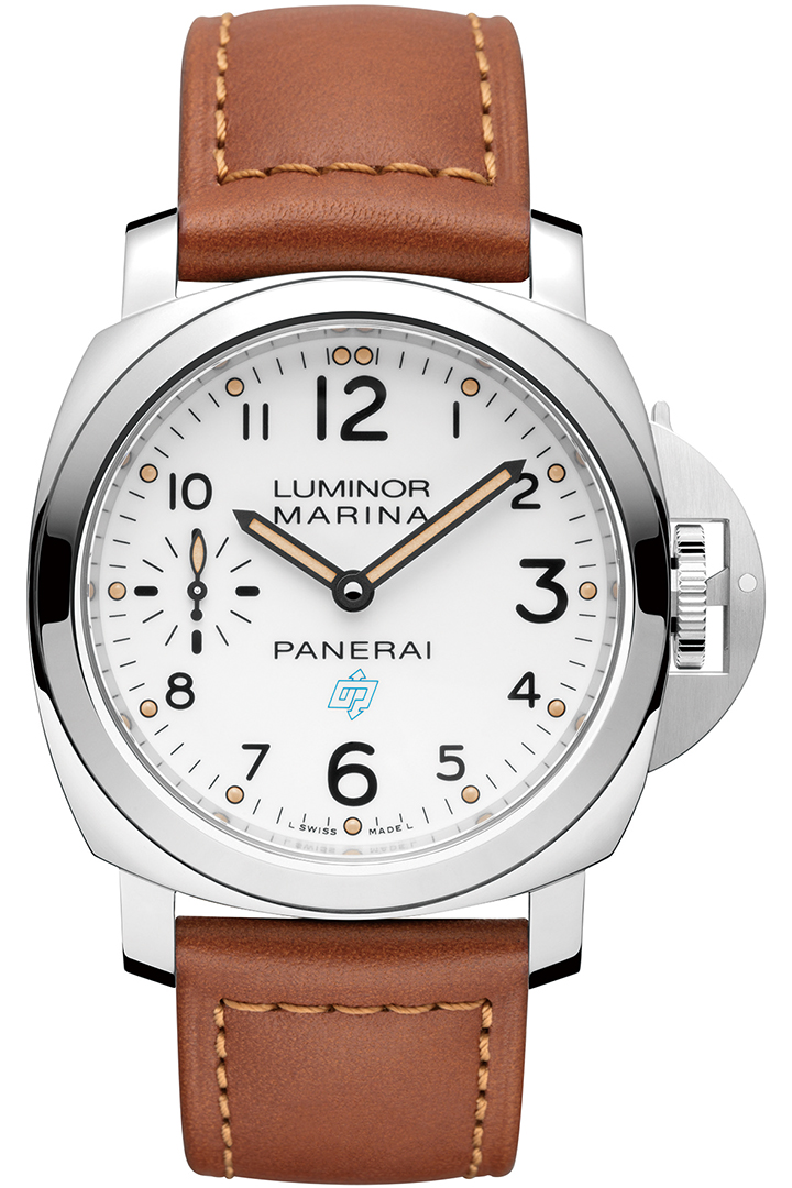 Luminor Marina Logo 3 Days Acciaio