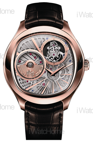 Emperador Coussin 超薄自動陀飛輪腕錶