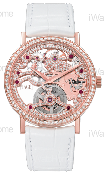 Altiplano鏤空超薄鑲鑽腕錶