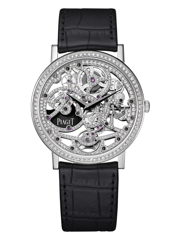 Altiplano 超薄鏤空鑲鑽腕錶