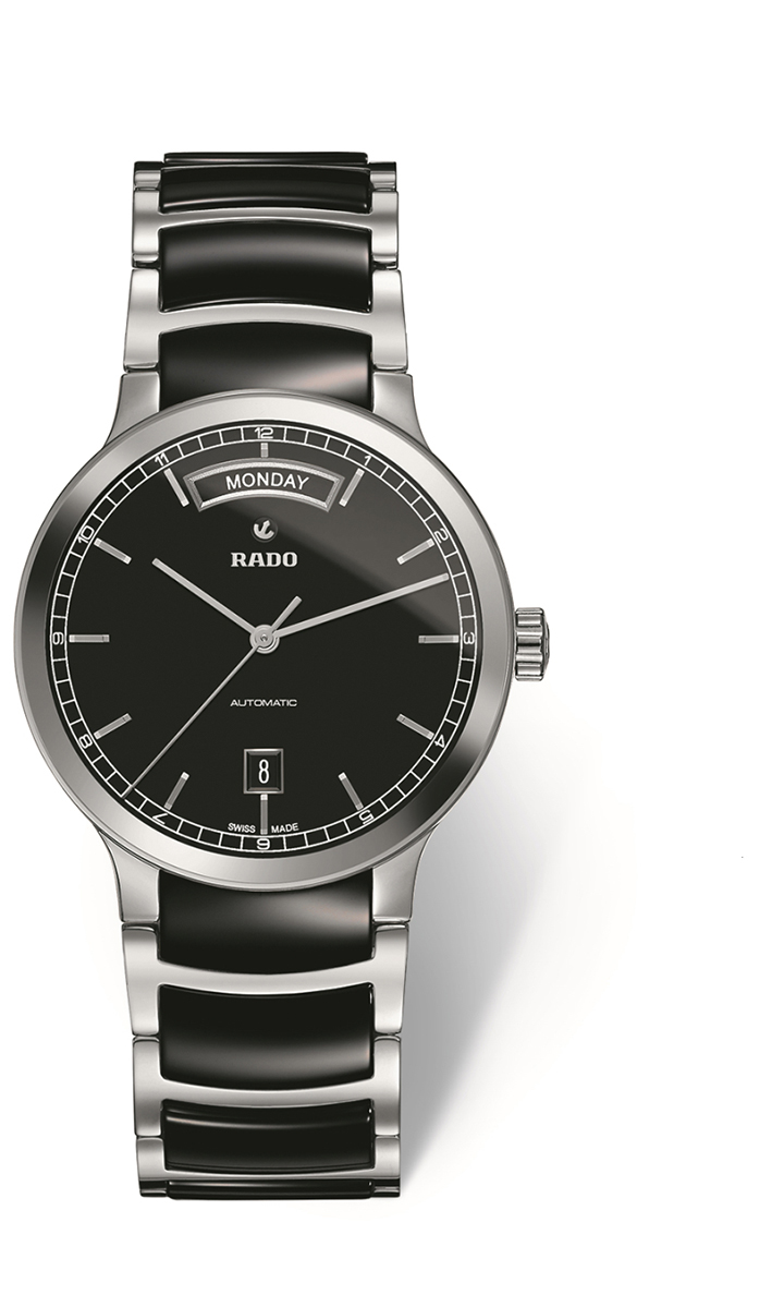 Centrix晶萃系列高科技陶瓷星期日曆腕錶