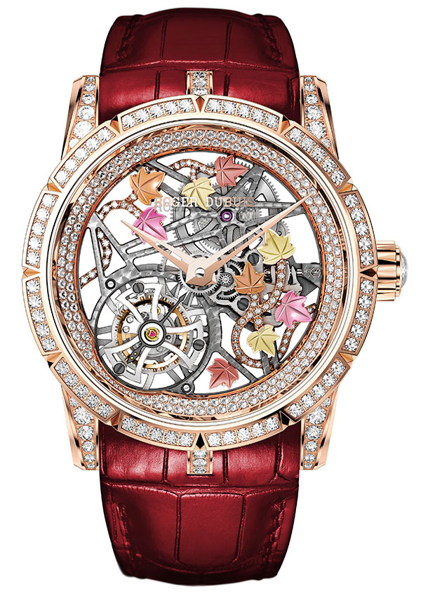 Excalibur Brocéliande玫瑰金腕錶