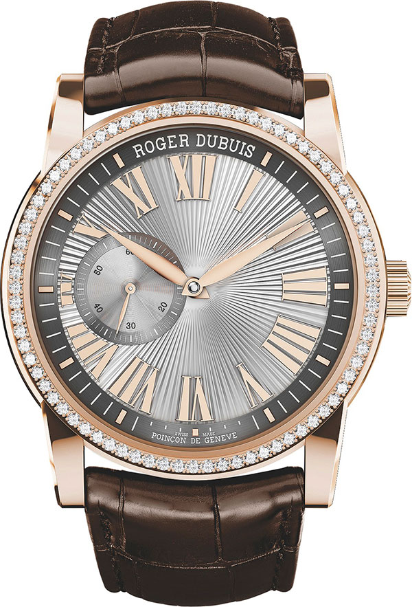 Hommage Automatic玫瑰金鑲鑽自動腕錶