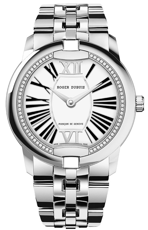 Velvet 白金鍊帶鑲鑽腕錶