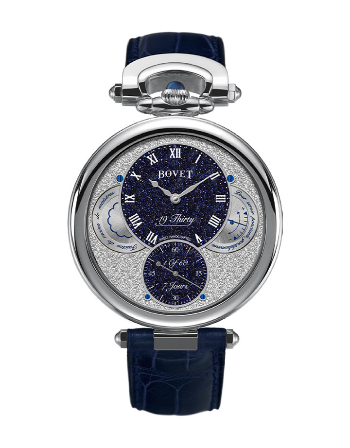 Fleurier 19Thirty砂金石與雕刻面盤腕錶