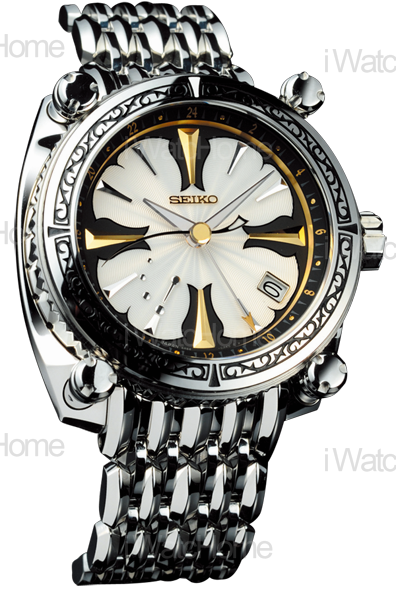 SEIKO G.L.T.兩地時間鍊帶腕錶