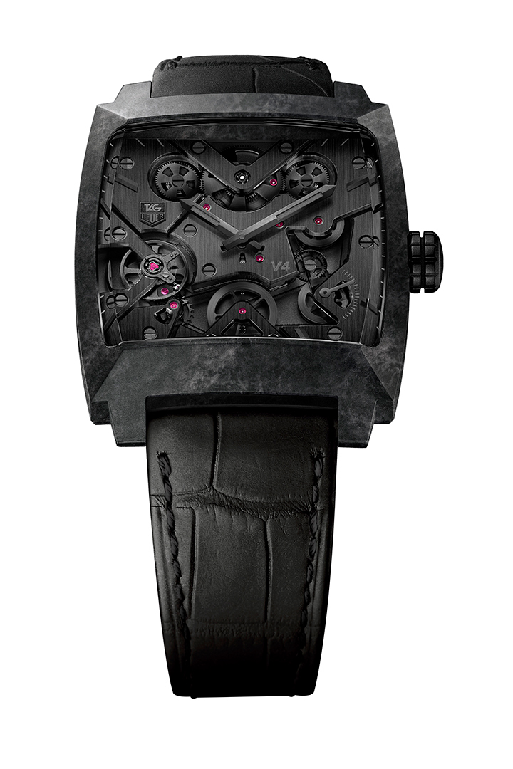 Monaco V4 Phantom黑色幻影腕錶