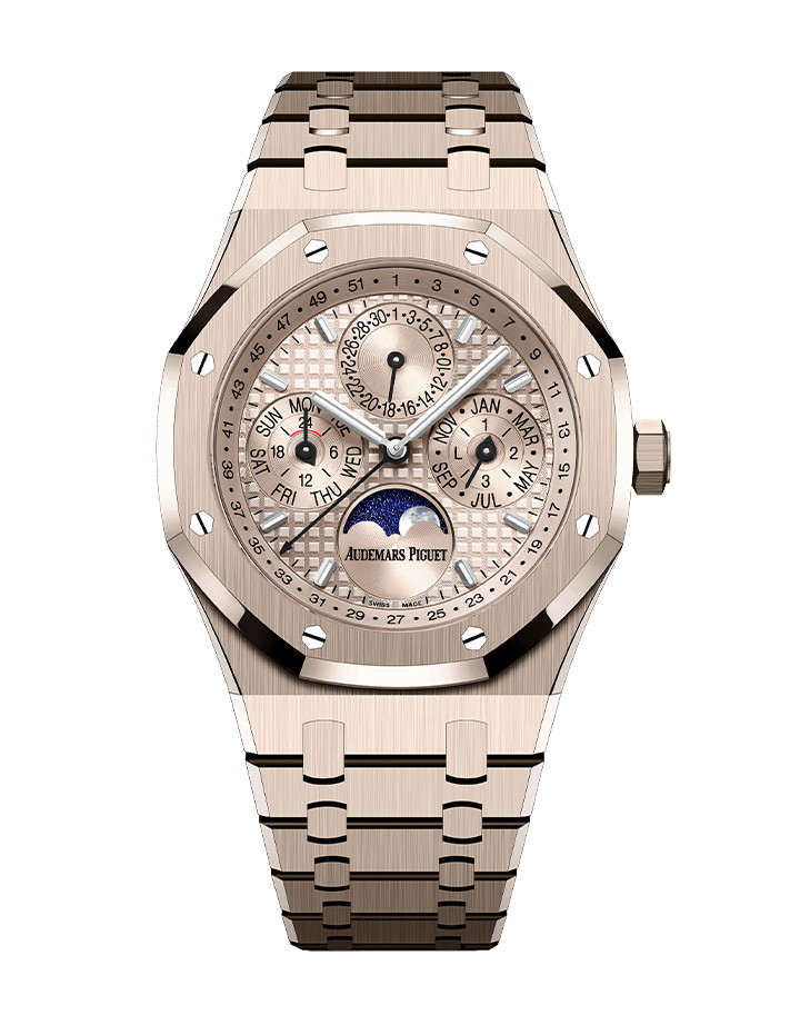 皇家橡樹系列自動上鍊萬年曆腕錶