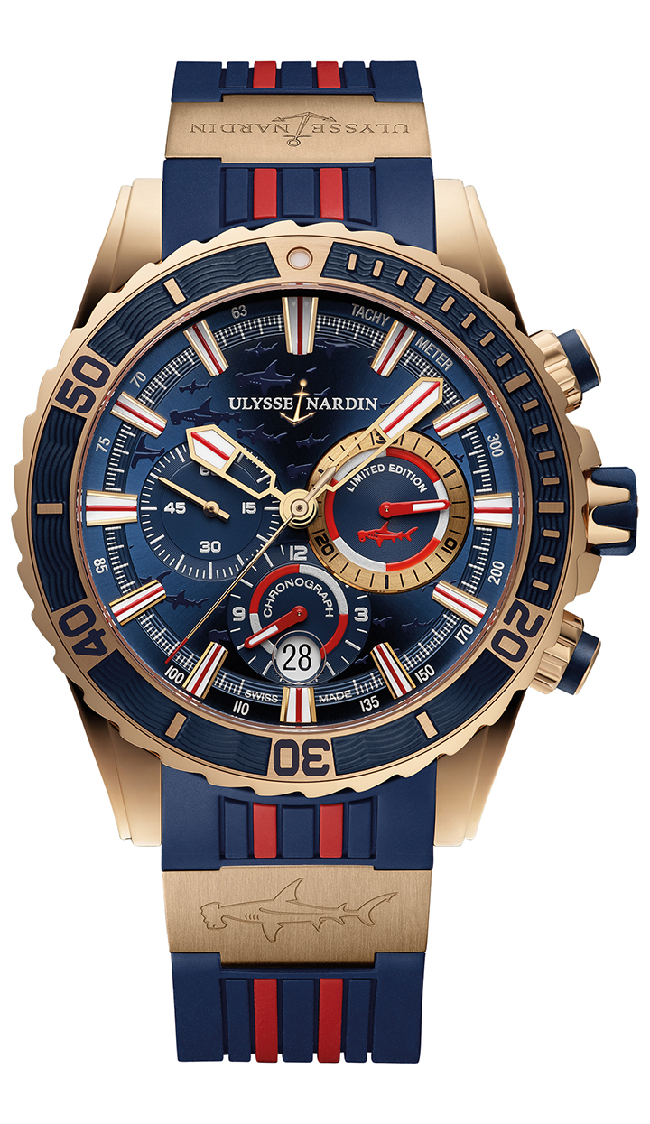 鎚頭鯊潛水計時腕錶