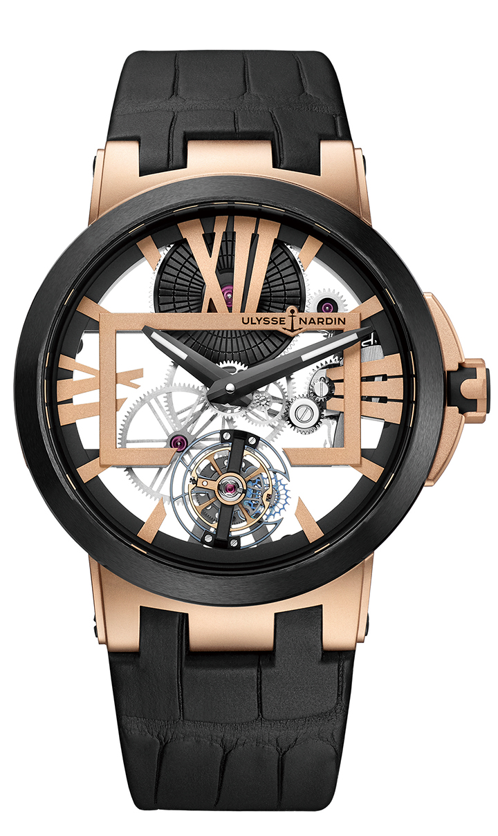 經理人鏤空陀飛輪腕錶