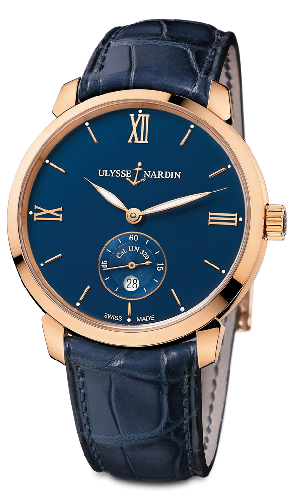 Classico自製機芯鎏金腕錶